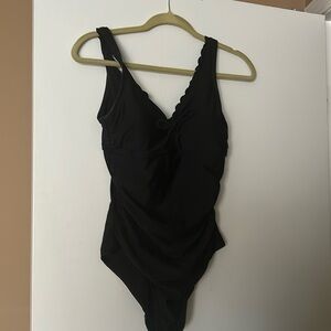 Black one piece bathing suit. Kona Sol from Target. Size Small.